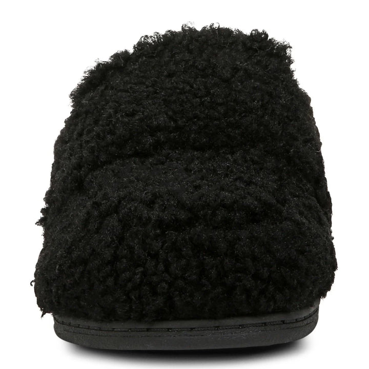Vionic Women's Gemma II Black Shearling - Orleans Shoe Co.