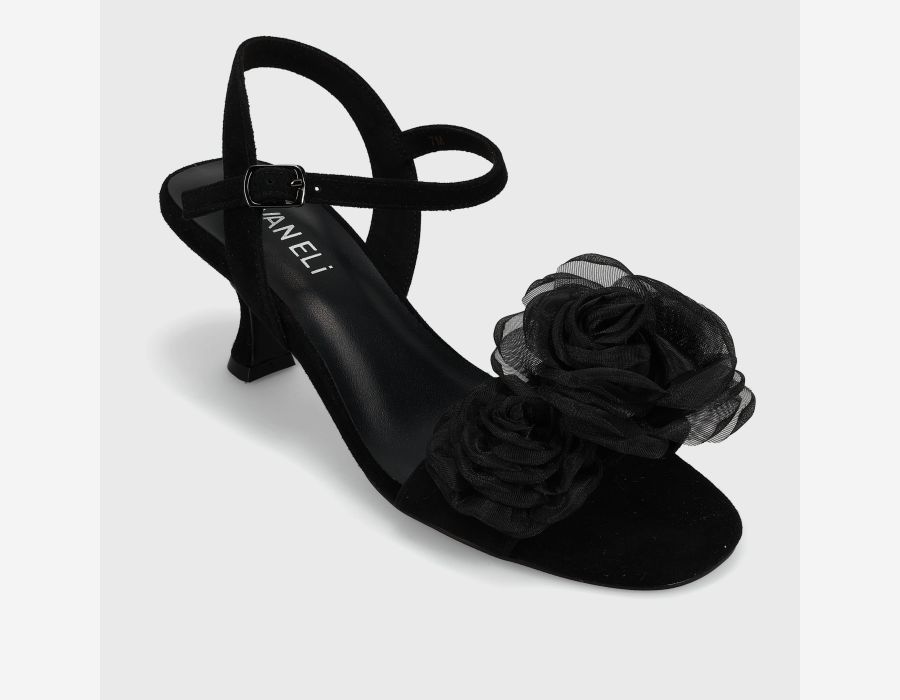 Vaneli Women's Lapis Black Suede - Orleans Shoe Co.