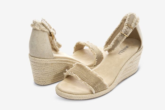 Vaneli Women’s Layry Natural Canvas - Orleans Shoe Co.