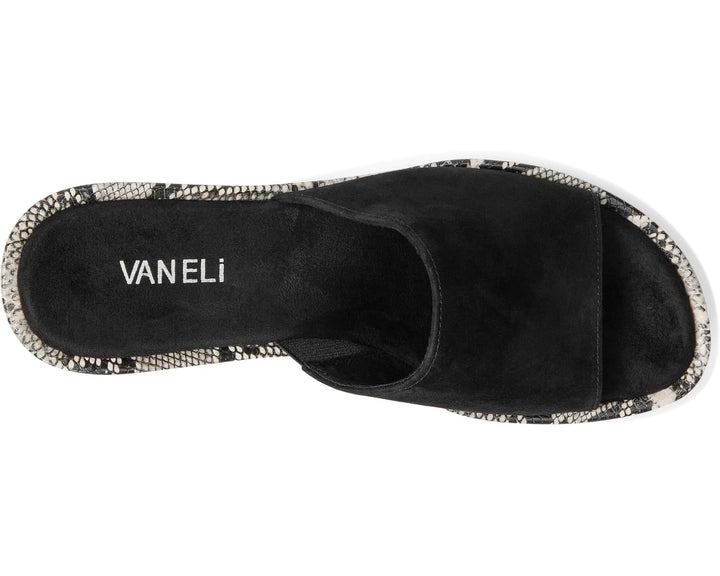 Vaneli Women's Calla Black Suede - Orleans Shoe Co.