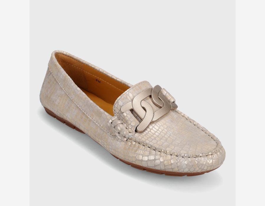 Vanelii Women's Aiker Champagne Boro Print - Orleans Shoe Co.