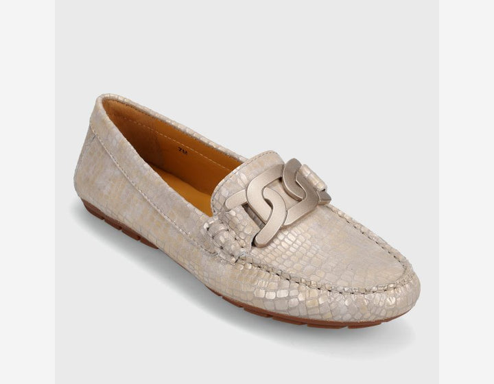 Vanelii Women's Aiker Champagne Boro Print - Orleans Shoe Co.
