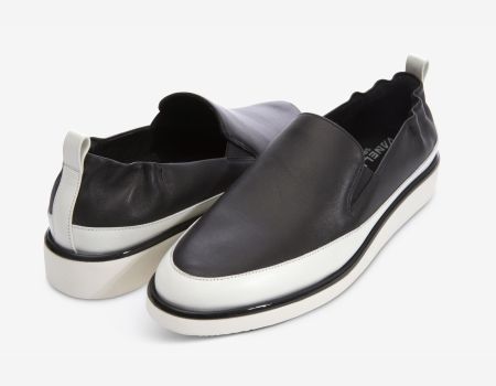 Vaneli Women's Quin Black White Nappa - Orleans Shoe Co.