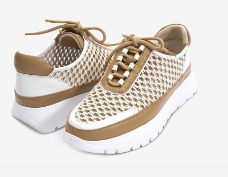 Vaneli Women's Qubi Beige Itess Fabric - Orleans Shoe Co.