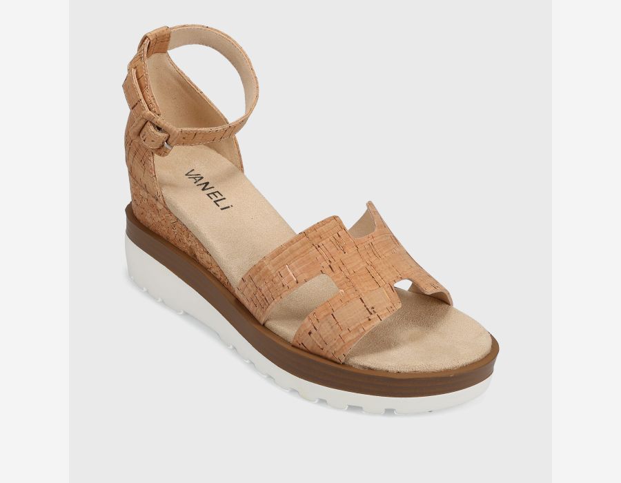 Vaneli Women's Cairn Natural Cork - Orleans Shoe Co.