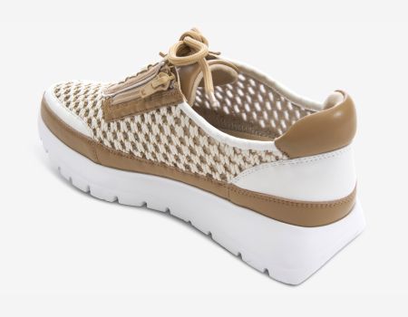 Vaneli Women's Qubi Beige Itess Fabric - Orleans Shoe Co.