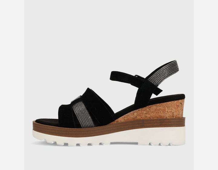 Vaneli Women's Caitlin Black Suede - Orleans Shoe Co.