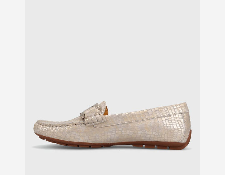 Vanelii Women's Aiker Champagne Boro Print - Orleans Shoe Co.