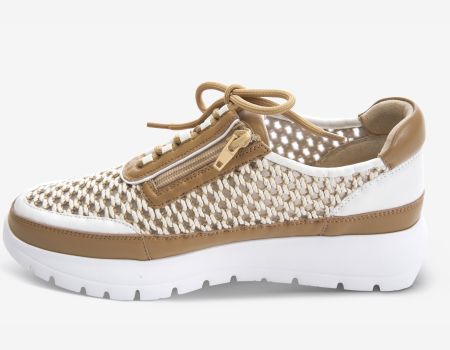 Vaneli Women's Qubi Beige Itess Fabric - Orleans Shoe Co.