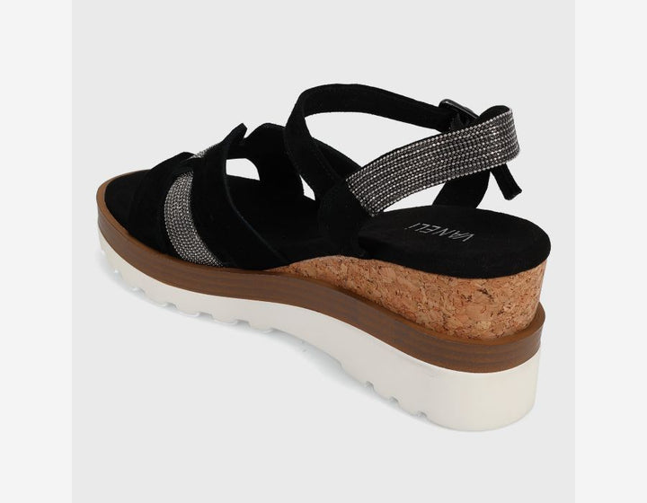 Vaneli Women's Caitlin Black Suede - Orleans Shoe Co.