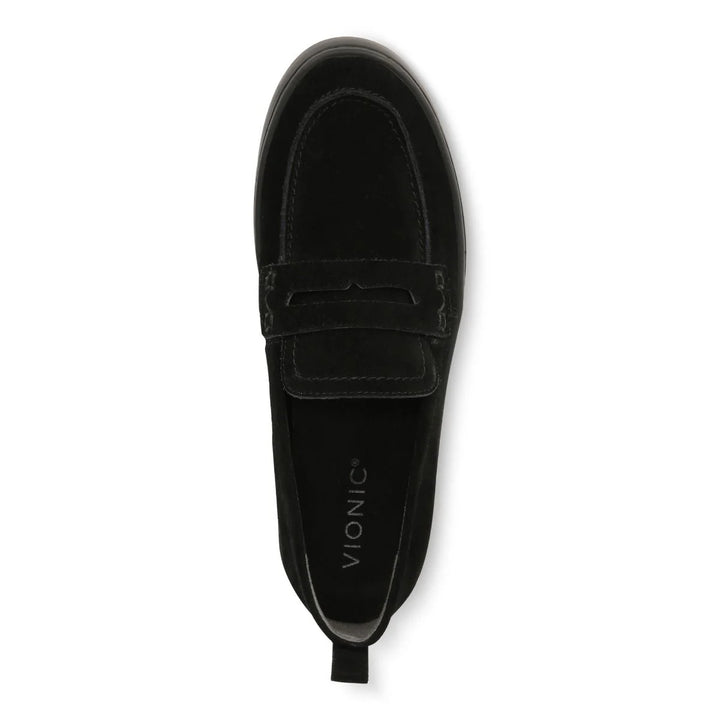 Vionic Women’s Uptown Black Suede - Orleans Shoe Co.