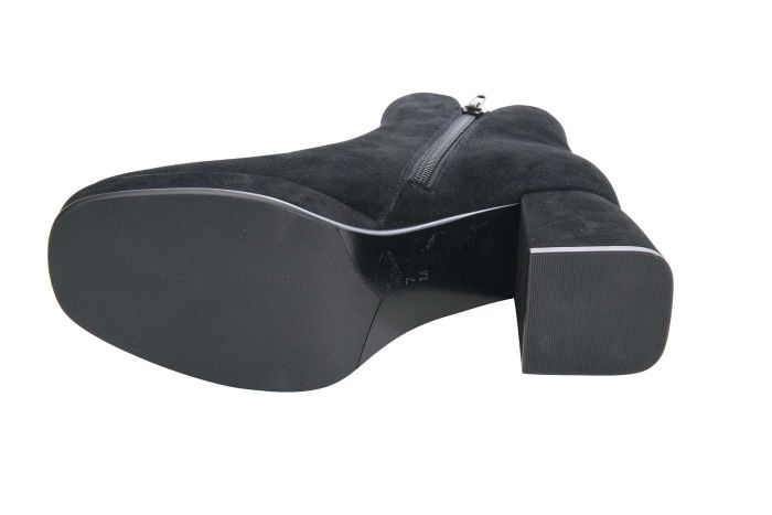 Vaneli Women’s Valse Black Suede - Orleans Shoe Co.