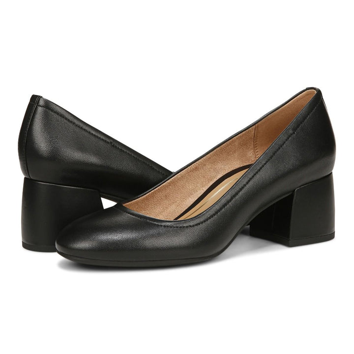 Vionic Women's Carmel Black Nappa - Orleans Shoe Co.