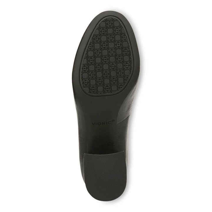 Vionic Women's Carmel Black Nappa - Orleans Shoe Co.