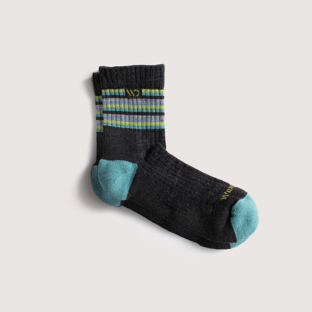 Wide Open Women’s Micro Crew Wide Sock Charcoal - Orleans Shoe Co.