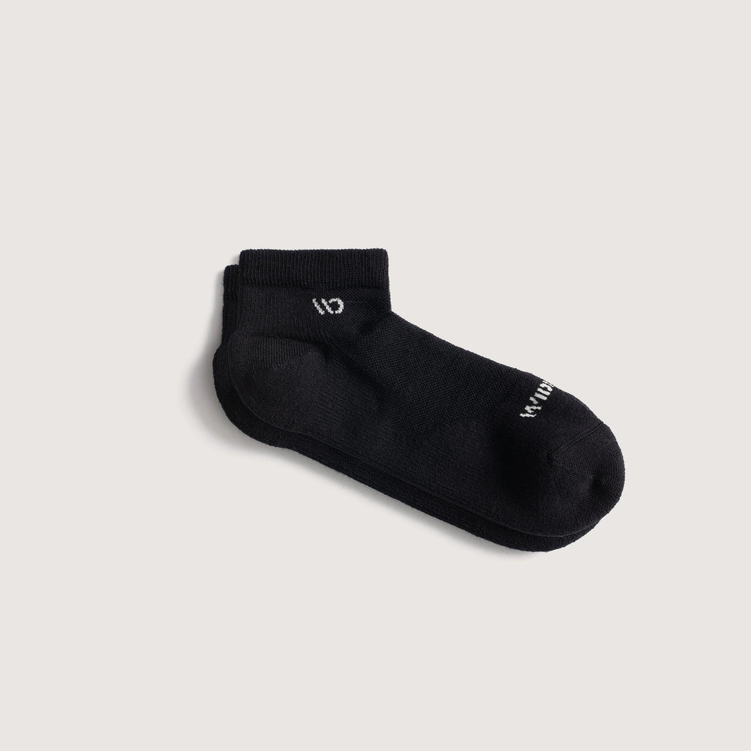 Wide Open Men’s No Show Wide Sock Black - Orleans Shoe Co.