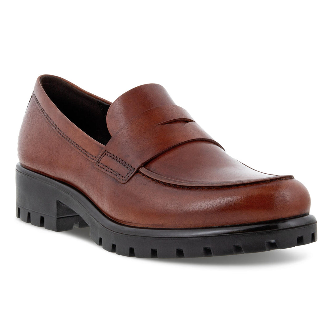 Women's Ecco Modtray Loafer Cognac - Orleans Shoe Co.