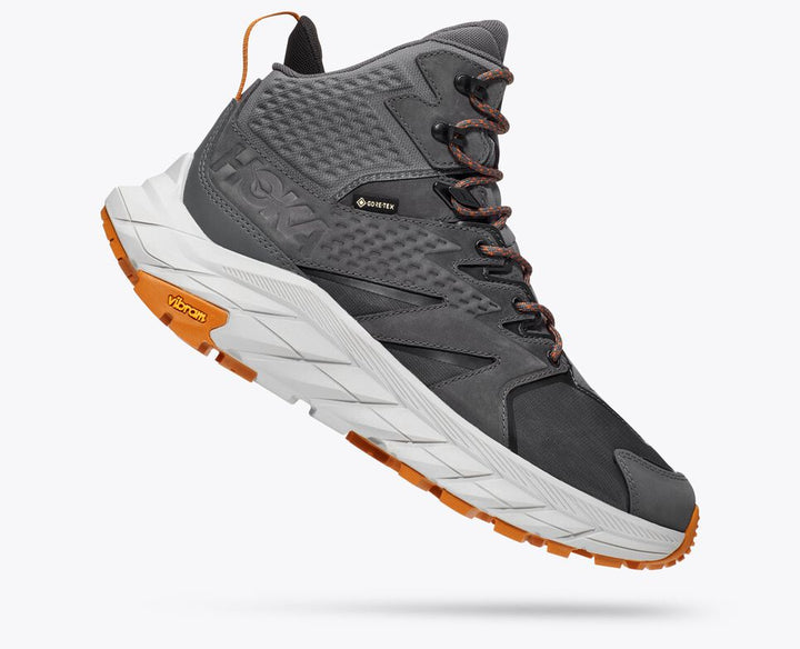 Men's Hoka One One Anacapa Mid GTX Castlerock Harbor Mist - Orleans Shoe Co.