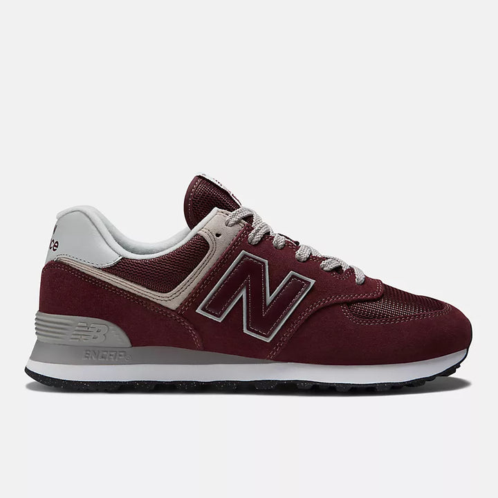 New Balance Men’s ML574EVM Burgundy White - Orleans Shoe Co.