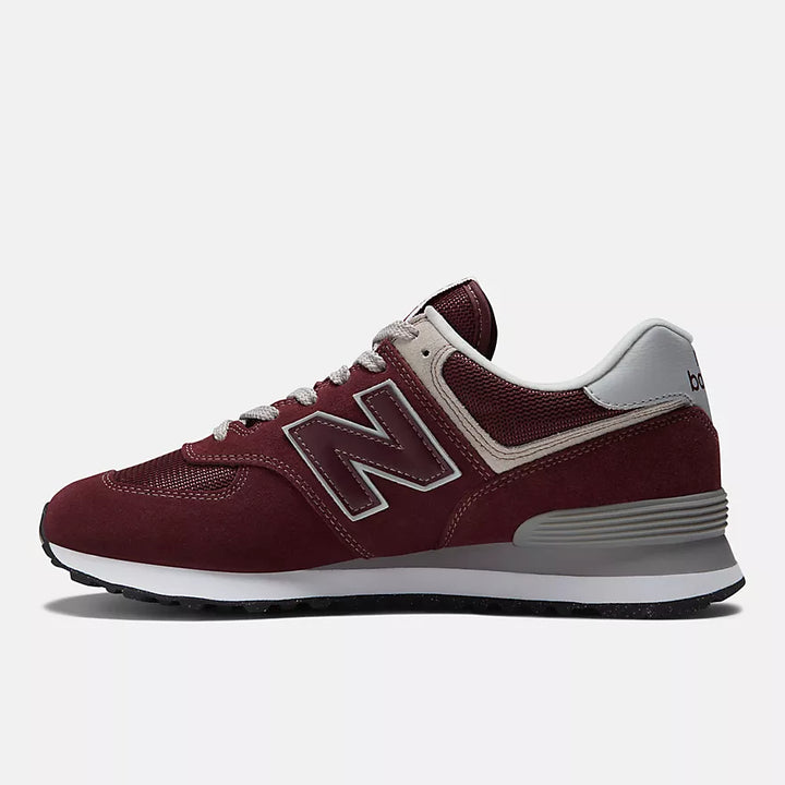 New Balance Men’s ML574EVM Burgundy White - Orleans Shoe Co.