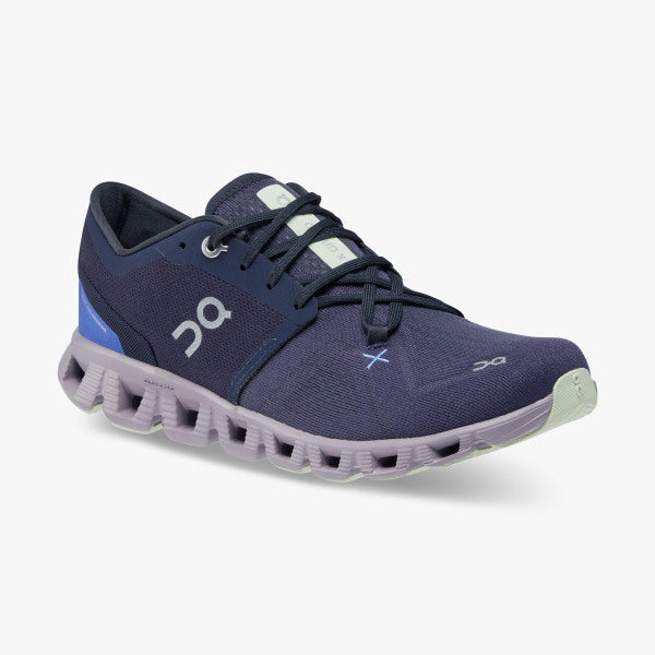 On Women's Cloud X 3 Midnight Heron