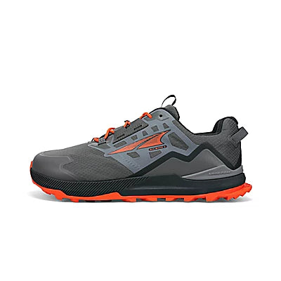 Altra Men’s Lone Peak Low 2 All-Wthr Gray Orange - Orleans Shoe Co.