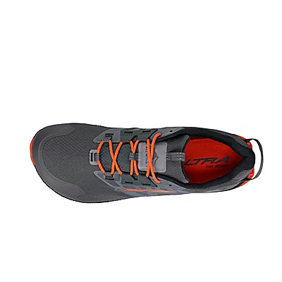 Altra Men’s Lone Peak Low 2 All-Wthr Gray Orange - Orleans Shoe Co.