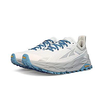 Women's Altra Olympus 5 White Blue - Orleans Shoe Co.