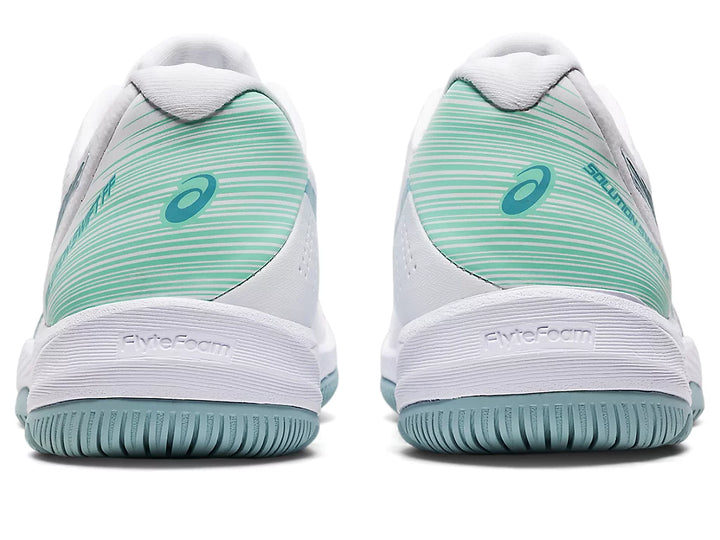 ASICS Women’s Solution Swift FF White Smoke Blue - Orleans Shoe Co.