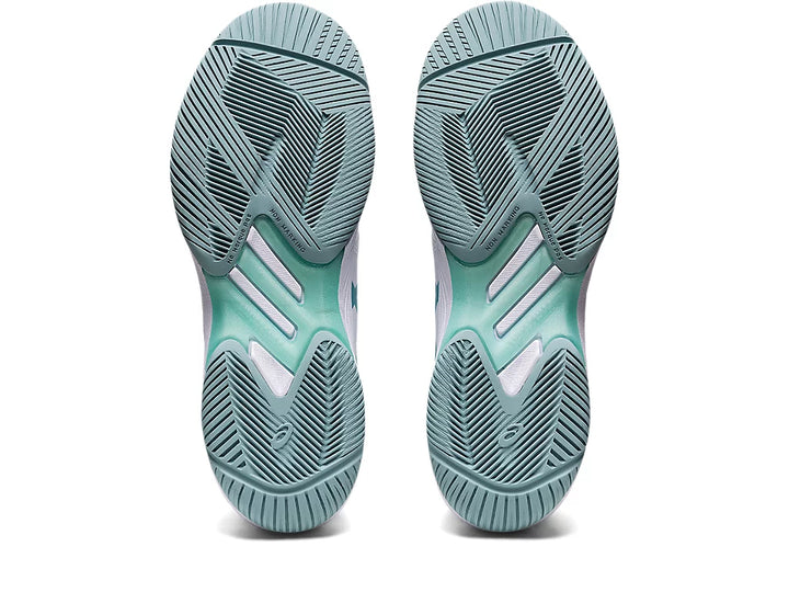 ASICS Women’s Solution Swift FF White Smoke Blue - Orleans Shoe Co.