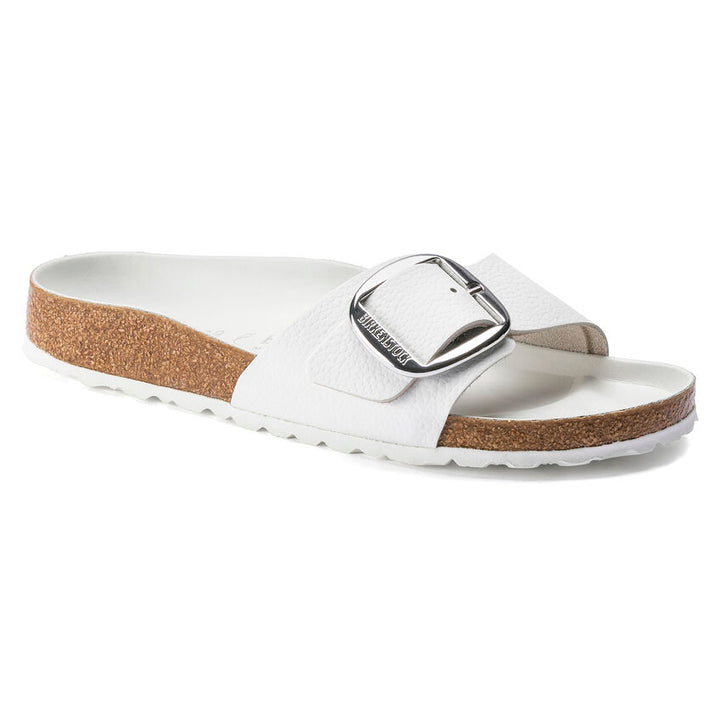 Birkenstock Women's Madrid Bid Buckle White - Orleans Shoe Co.