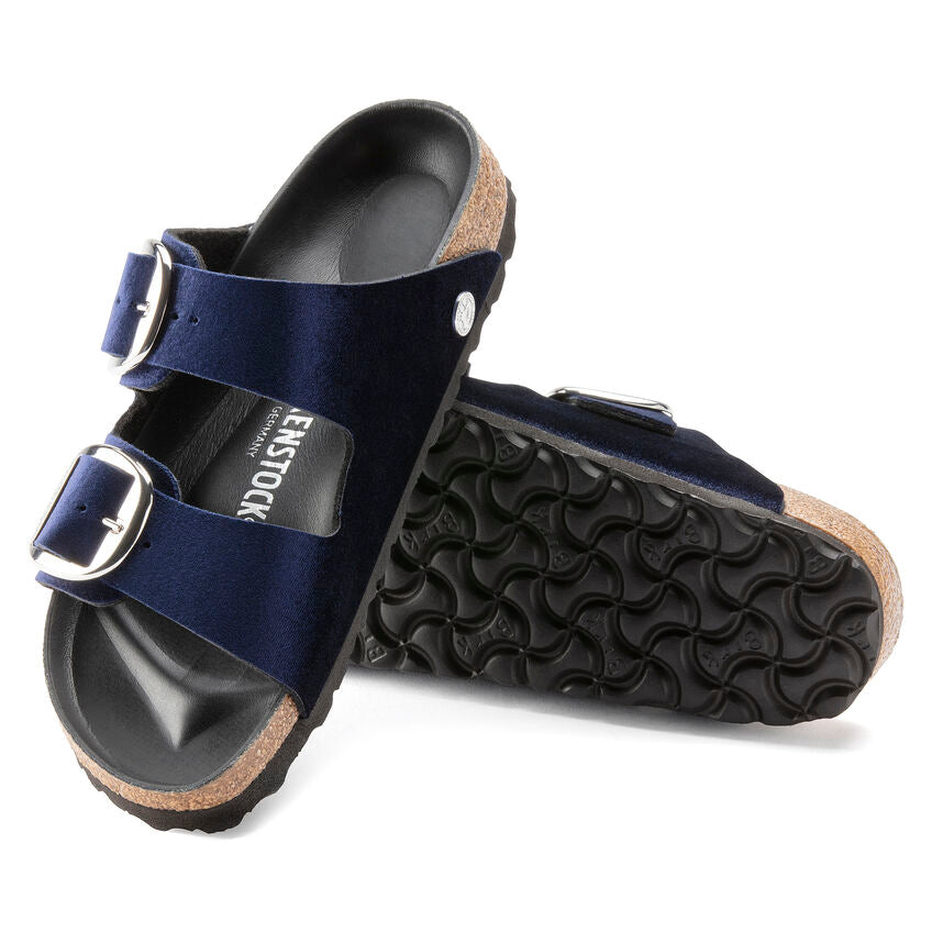 Birkenstock Arizona Bb Velvet Sandals - Women - Navy Sandals - IT39