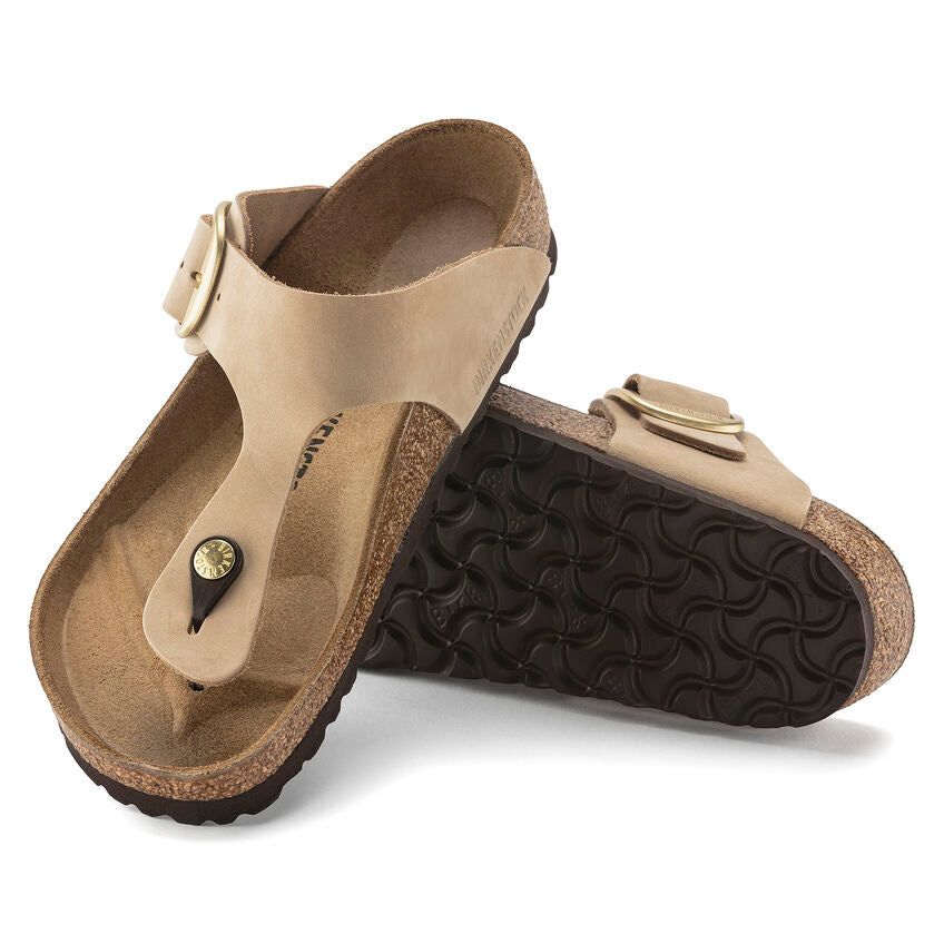 Birkenstock Women’s Gizeh Big Buckle Sandcastle - Orleans Shoe Co.