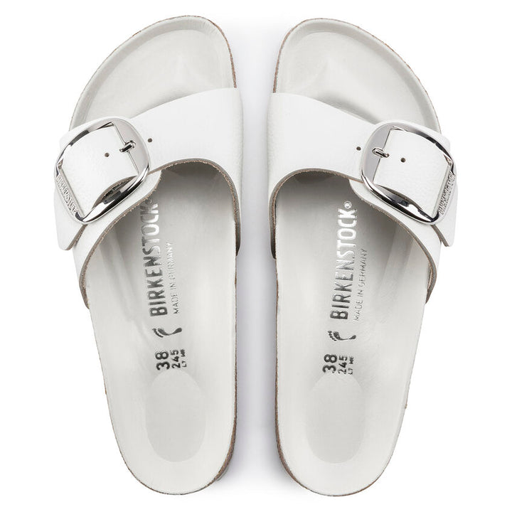 Birkenstock Women's Madrid Bid Buckle White - Orleans Shoe Co.