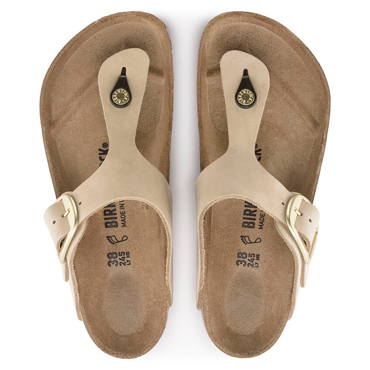 Birkenstock Women’s Gizeh Big Buckle Sandcastle - Orleans Shoe Co.