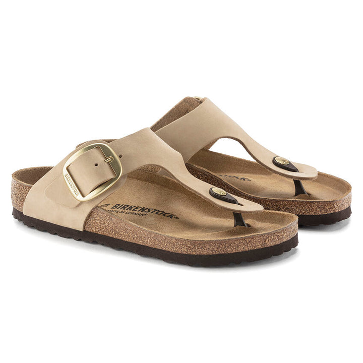 Birkenstock Women’s Gizeh Big Buckle Sandcastle - Orleans Shoe Co.
