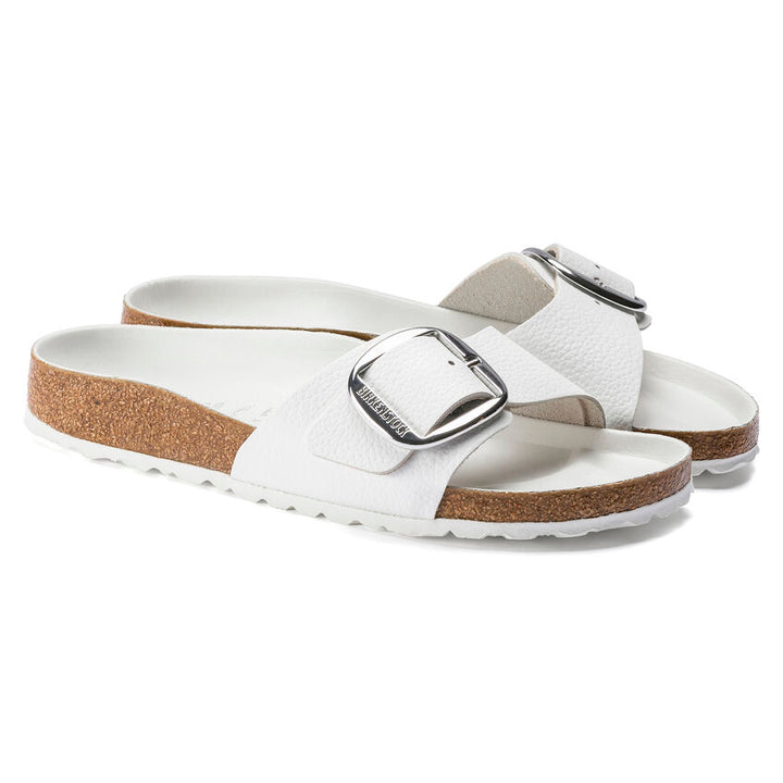 Birkenstock Women's Madrid Bid Buckle White - Orleans Shoe Co.