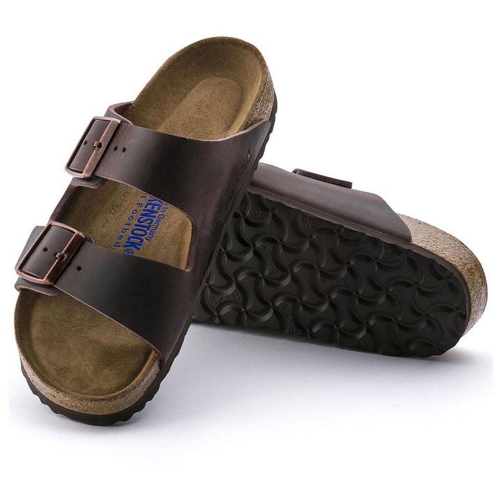 Arizona Habana Oiled Leather Soft Footbed Sandal - Orleans Shoe Co.