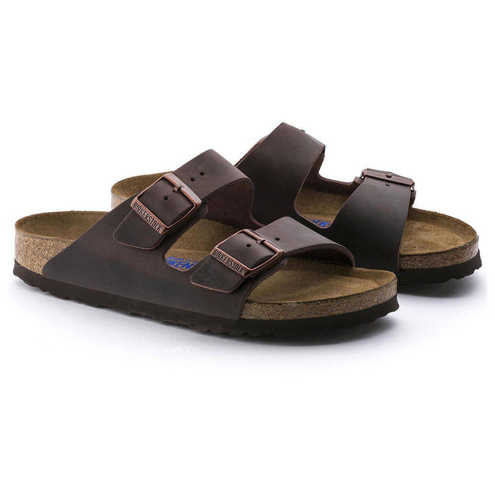 Arizona Habana Oiled Leather Soft Footbed Sandal - Orleans Shoe Co.