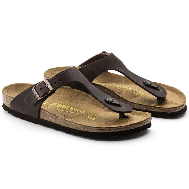 Gizeh Habana Leather Sandal - Orleans Shoe Co.