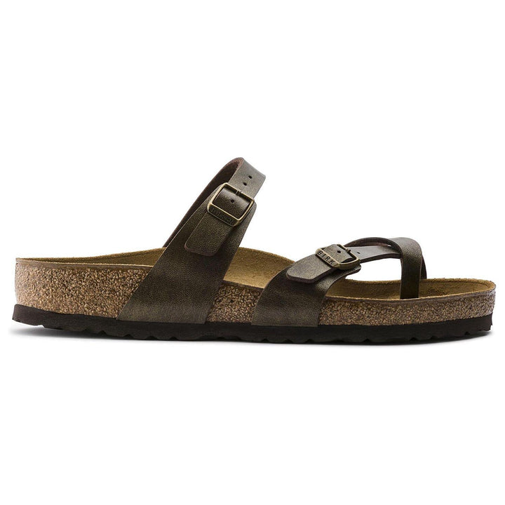 Mayari Golden Brown Birko-Flor Sandal - Orleans Shoe Co.