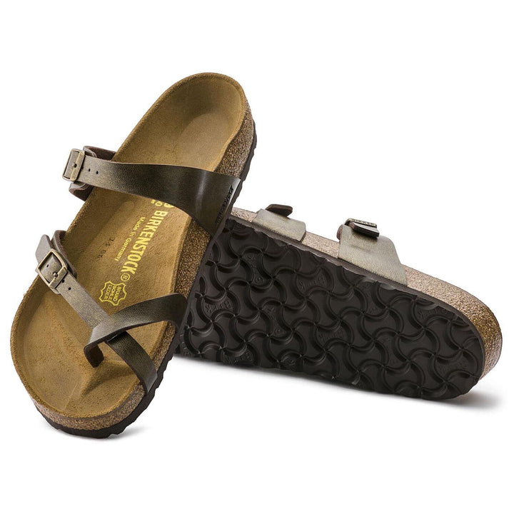 Mayari Golden Brown Birko-Flor Sandal - Orleans Shoe Co.