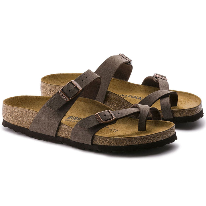 Mayari Mocha Birkibuc Sandal - Orleans Shoe Co.