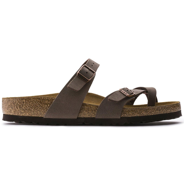 Mayari Mocha Birkibuc Sandal - Orleans Shoe Co.