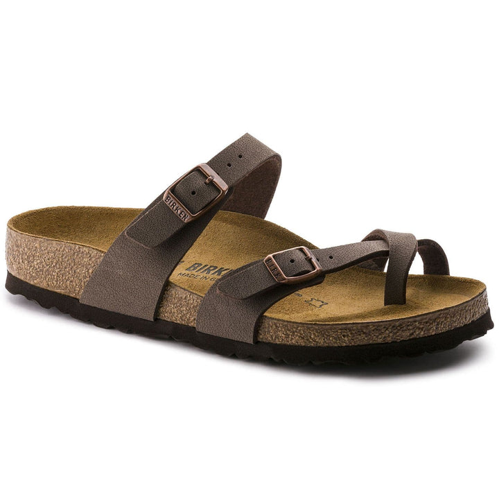 Mayari Mocha Birkibuc Sandal - Orleans Shoe Co.