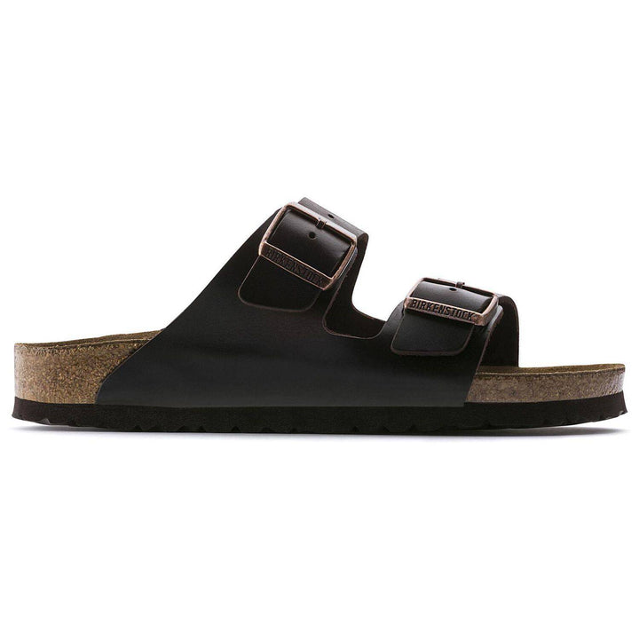 Arizona Brown Amalfi Testa Di Moro Soft Footbed Sandal - Orleans Shoe Co.