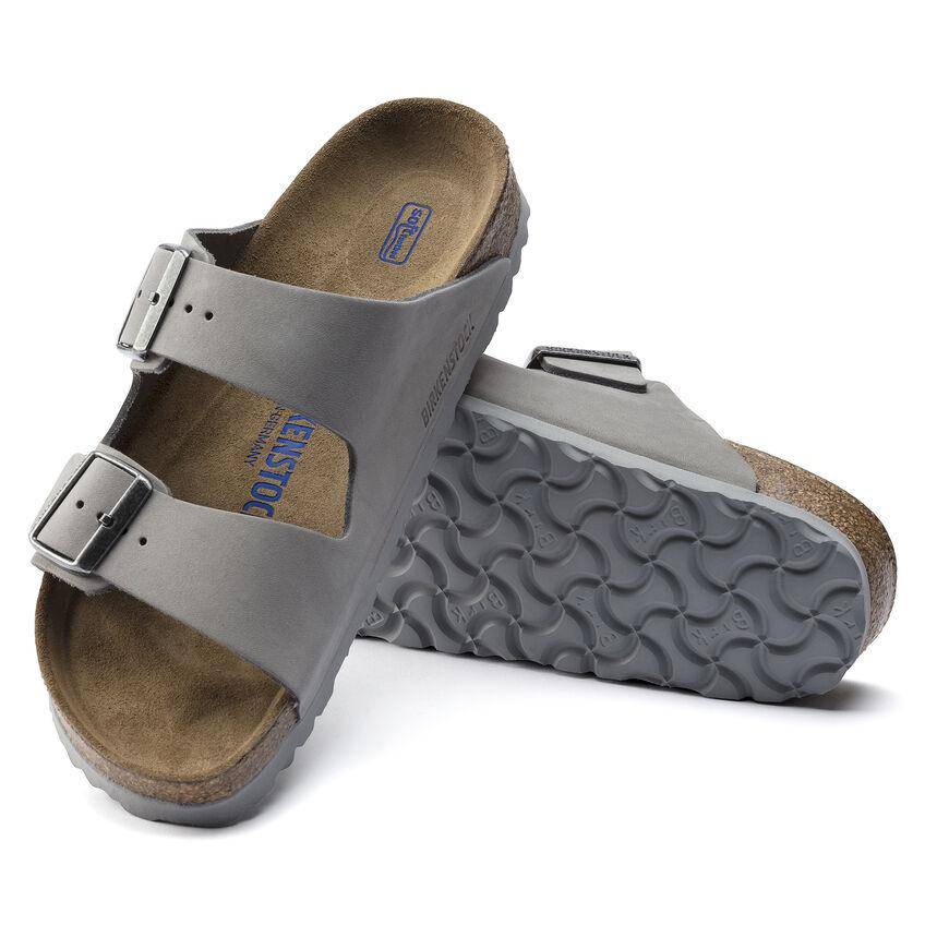 Birkenstock Women's Arizona Dove Suede Soft Footbed – Orleans Shoe