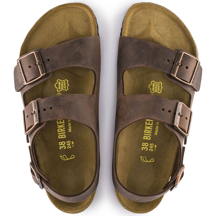 Unisex Milano Habana Original footbed  Sandal - Orleans Shoe Co.