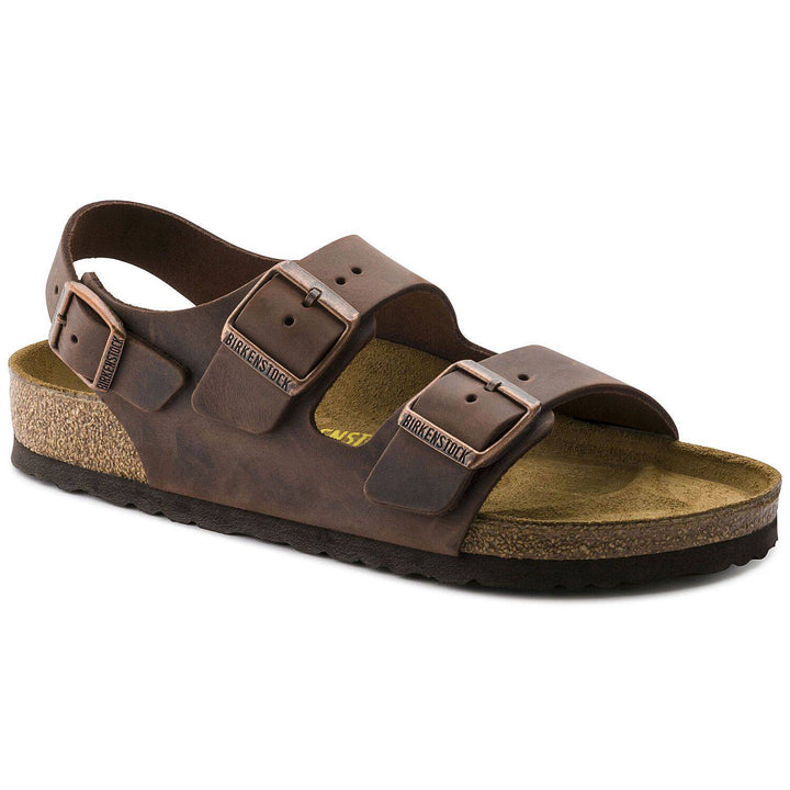 Unisex Milano Habana Original footbed  Sandal - Orleans Shoe Co.