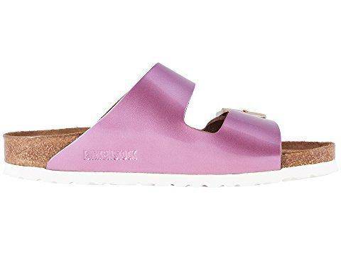 Women's Arizona Spectacular Pink Leather Soft Footbed Sandal - Orleans Shoe Co.